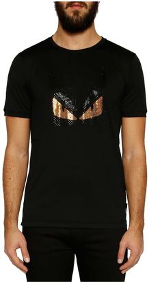 Fendi Strass 'monster' T-shirt