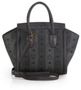 Thumbnail for your product : MCM Small Striped-Logo Tote