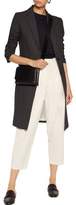 Thumbnail for your product : DKNY Cropped Pleated Cotton Straight-Leg Pants