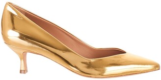 Gold Pointed Toe Pumps | Shop the world’s largest collection of fashion ...