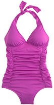 Thumbnail for your product : J.Crew Long torso ruched halter tank