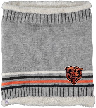 G Iii Women's G-III Sports by Carl Banks Chicago Bears Warm Up Striped Tube Scarf