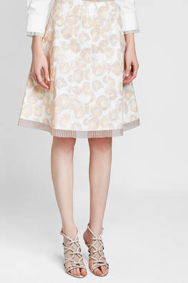 Marc Jacobs Printed Silk Skirt