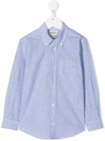 Thumbnail for your product : Woolrich Kids Striped Button-Down Shirt