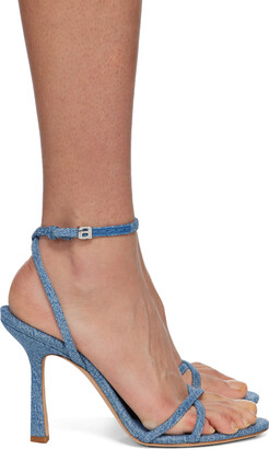 Alexander Wang Blue Dahlia 105 Heeled Sandals