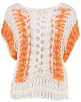 Thumbnail for your product : boohoo Anna Crochet Knitted Top