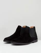 Thumbnail for your product : Selected Royce Suede Chelsea Boots In Black