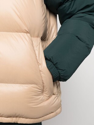adidas Regen contrasting-panel puffer jacket