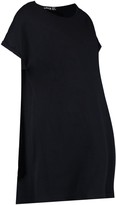 Thumbnail for your product : boohoo Maternity Oversized Roll Up T-Shirt Dress