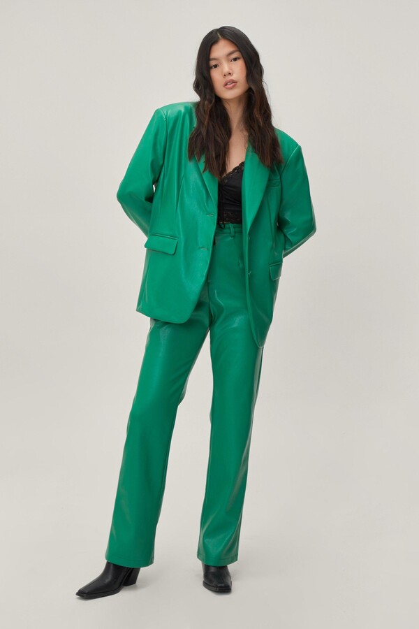 longline jacket trouser suit