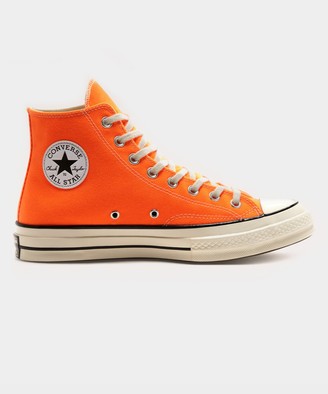 orange high top converse
