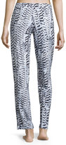 Thumbnail for your product : Cosabella Sedona Printed Pajama Pants, Black/White