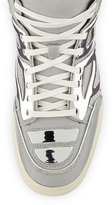 Thumbnail for your product : Alejandro Ingelmo Iridescent Metallic-Plate High-Top