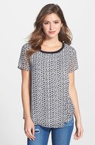 Thumbnail for your product : Bellatrix Faux Wrap Woven Tee