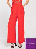 Thumbnail for your product : Vero Moda Lanjuli High Waisted Wide Pants - Poppy Red