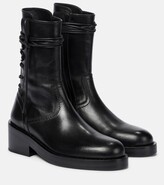 Thumbnail for your product : Ann Demeulemeester Leather ankle boots