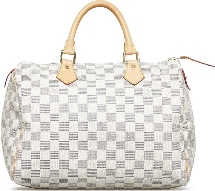 Louis Vuitton White Lockme Go - ShopStyle Tote Bags