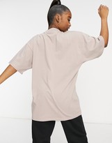 Thumbnail for your product : Criminal Damage oversized t-shirt in mushroom