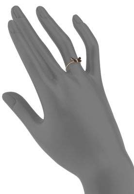 Astley Clarke Cinnabar Moth Black Diamond Ring