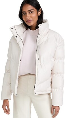 bb dakota white leather jacket