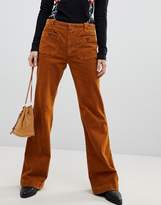 Thumbnail for your product : Free People Hip Hugging cord flared pants