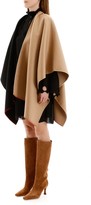 Thumbnail for your product : Gabriela Hearst Francis Two-tone Poncho