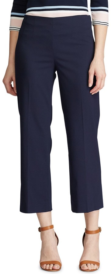 chaps wide leg crop jeans