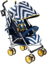 Thumbnail for your product : My Babiie MB02 Blue Chevron Stroller