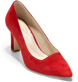 cole haan red pumps