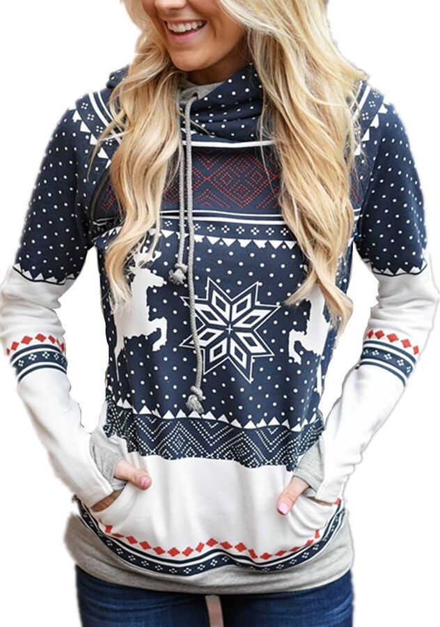 ladies patterned sweatshirts