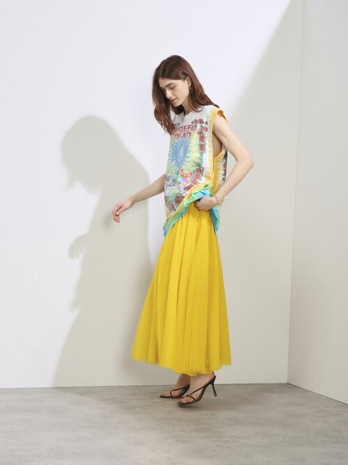 Yellow Midi Skirt | Shop The Largest Collection | ShopStyle