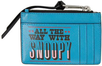 Marc Jacobs White Peanuts Edition Snoopy Top Zip Wallet