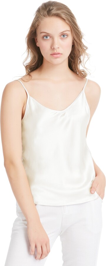 Womens Silk Cream Vest Tops | ShopStyle UK