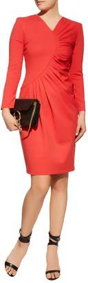 Emporio Armani Ruched Jersey Dress