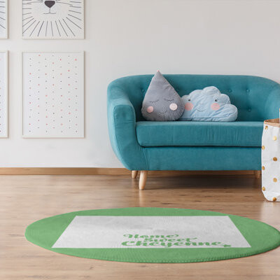 East Urban Home Cheyenne Wyoming Poly Chenille Rug