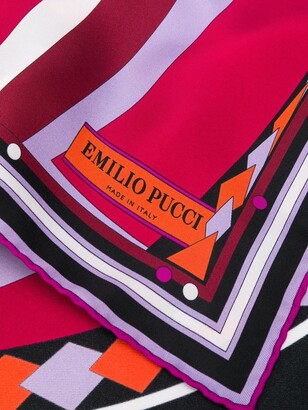 Emilio Pucci Leaf Print Scarf