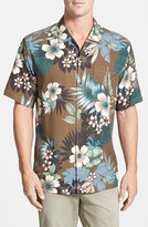 Thumbnail for your product : Tommy Bahama 'Gaugantic Floral' Original Fit Short Sleeve Silk Sport Shirt
