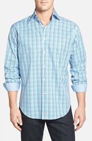 Thumbnail for your product : Thomas Dean Regular Fit Check Twill Sport Shirt
