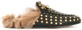 Gucci Princetown studded slippers