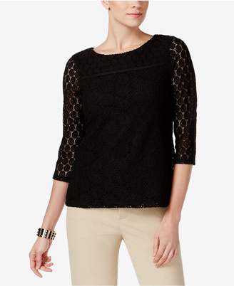 Charter Club Lace Top, Created for Macy's