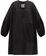 Thumbnail for your product : By Walid Abigail Lace-patchwork Cotton-poplin Tunic Top - Black