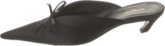 balenciaga satin mules
