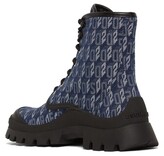 Thumbnail for your product : DSQUARED2 40mm Tank Monogram denim ankle boots