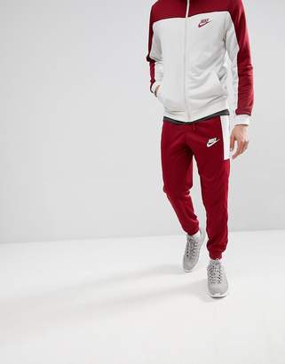 Nike Poly Tracksuit Set In Red 861774-677