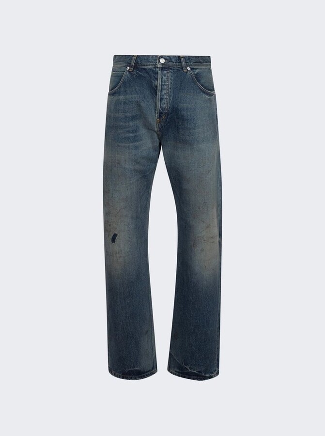 Enfants Riches Deprimes Distressed Straight-Leg Jeans