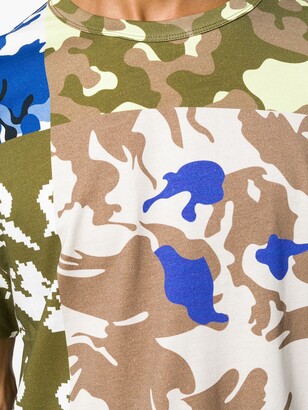 Gosha Rubchinskiy patchwork camouflage T-shirt