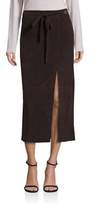Thumbnail for your product : Saks Fifth Avenue COLLECTION Suede Wrap Midi Skirt