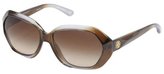 Thumbnail for your product : Tory Burch smoke rectangle sunglasses