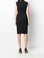 Thumbnail for your product : Versace Gathered Strap Fitted Dress