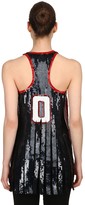Thumbnail for your product : Monse Sequined Silk Tank Top
